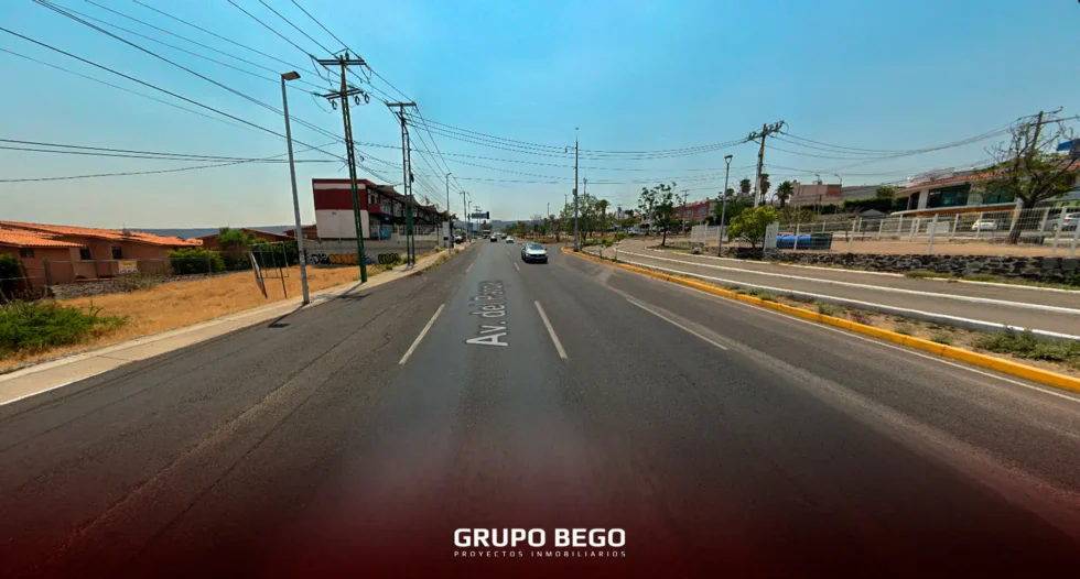 Vista del terreno de 1,000 m² en Centro Sur, Querétaro